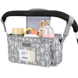Universal Stroller Organizer Bag with Cup Holder Diaper Bag Stroller Accessories